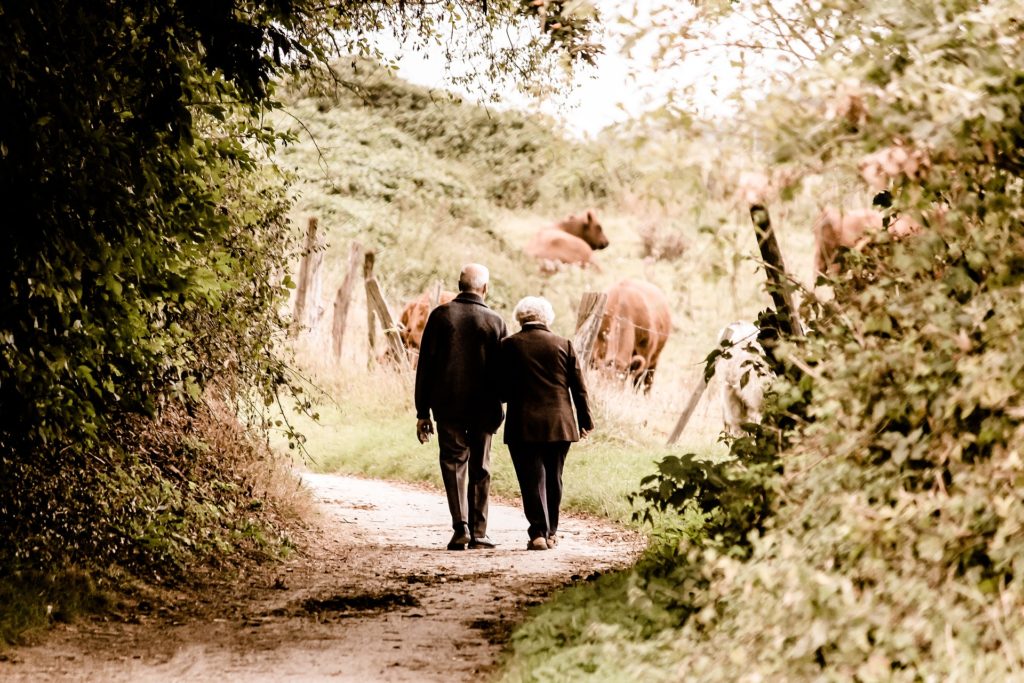 couple walking 
